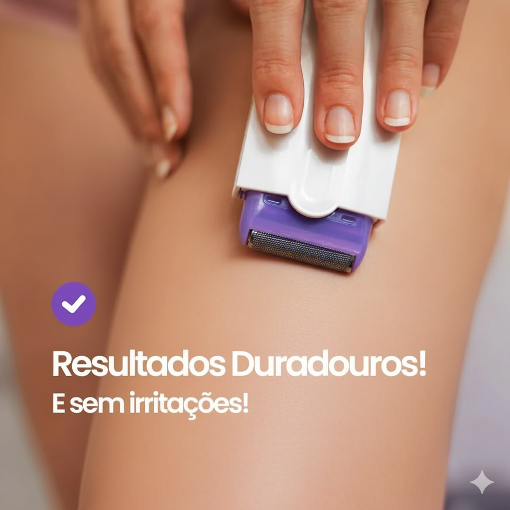 Depilador Elétrico Indolor 2 em 1 LaserFlex + Brinde