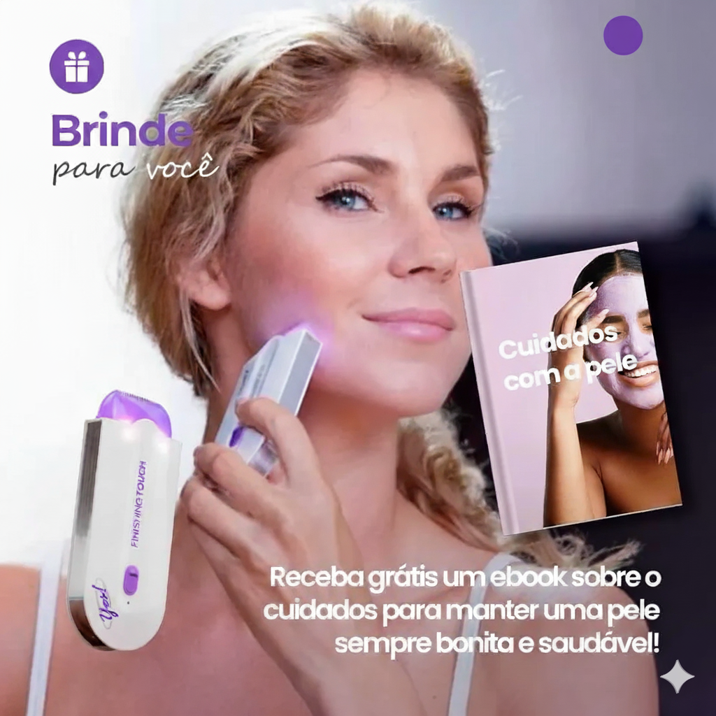 Depilador Elétrico Indolor 2 em 1 LaserFlex + Brinde