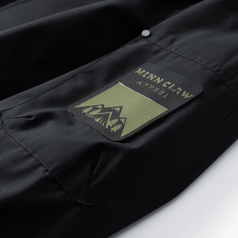 Jaqueta a Prova d’água Masculina com Capuz | Ideal para Chuva, Frio, Neve e Atividades ao Ar Livre