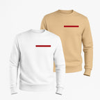 Kit 2 Blusa de Frio Moletom Gola Redonda Masculino