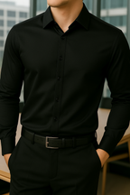 Camisa Social Masculina Slim Fit Ultra