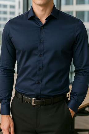 Camisa Social Masculina Slim Fit Ultra Premium Zanicci