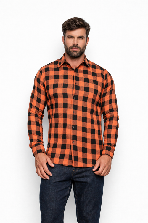 Camisa de Flanela Masculina Xadrez - Estilo e Conforto Premium