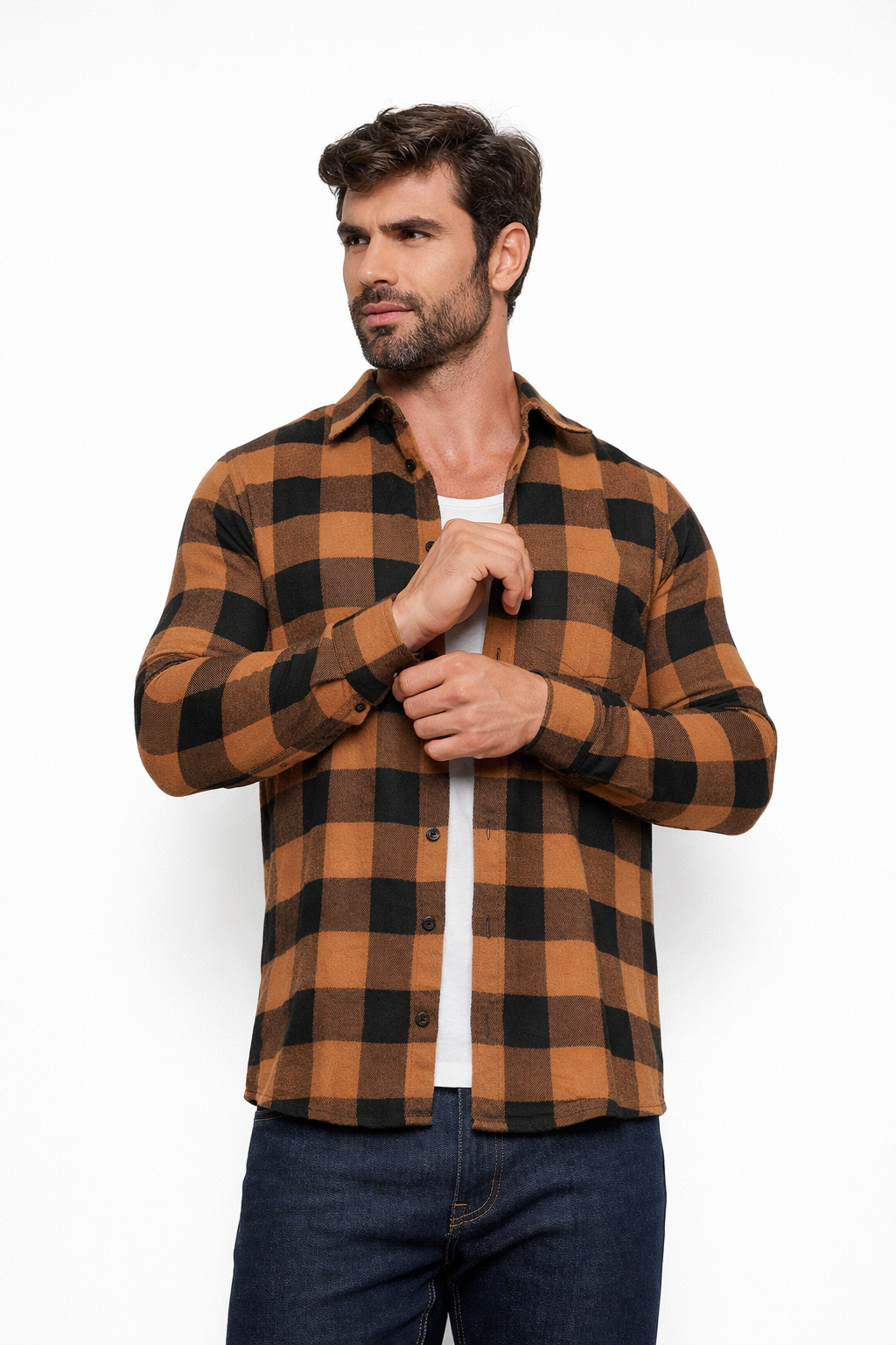 Camisa de Flanela Masculina Xadrez - Estilo e Conforto Premium