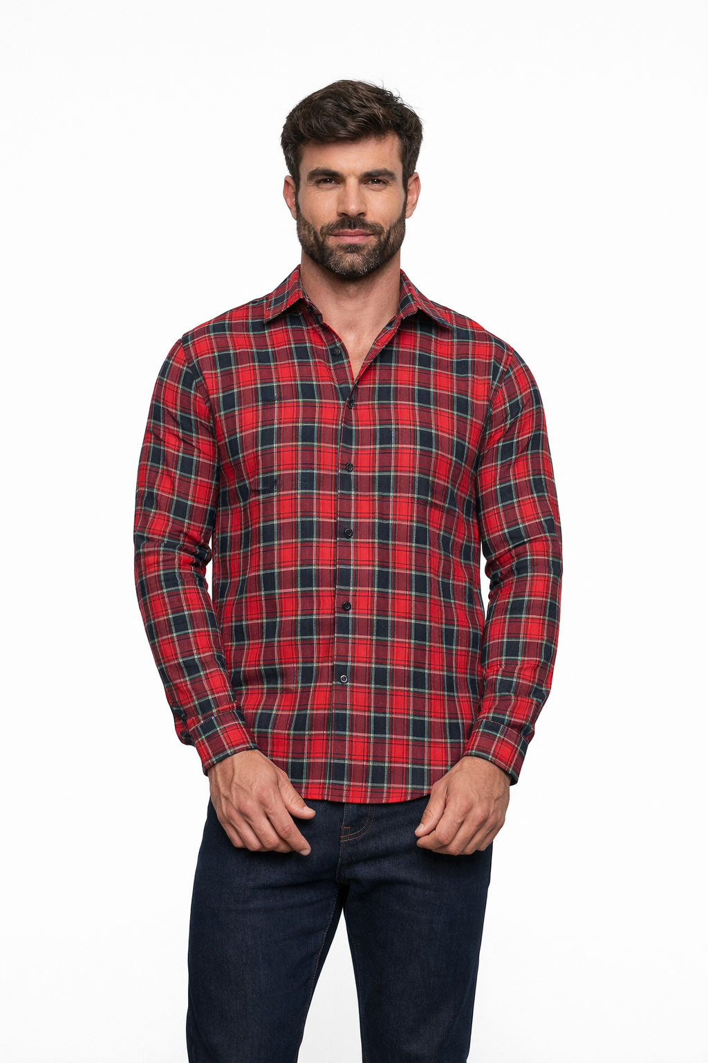 Camisa de Flanela Masculina Xadrez - Estilo e Conforto Premium