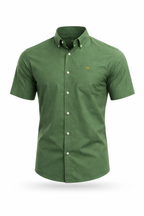 Camisa Xadrez Country Confort - Manga Curta com Botão na Gola