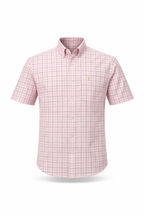 Camisa Xadrez Country Confort - Manga Curta com Botão na Gola