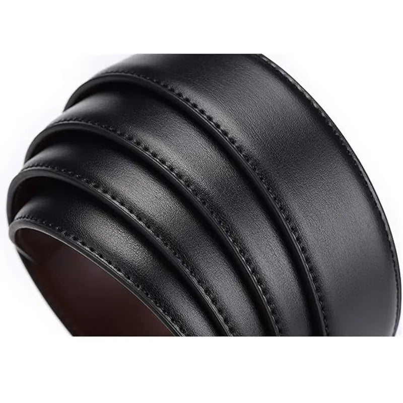 Cinto Social Masculino de Couro Dupla Face