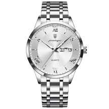 Relógio Masculino Elegante em Aço Inoxidável à Prova d’Água – Quartzo