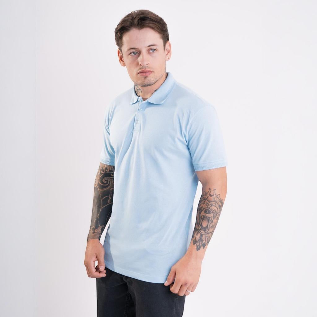 Kit 2 Camisa Gola Polo Piquet Masculina em Algodão