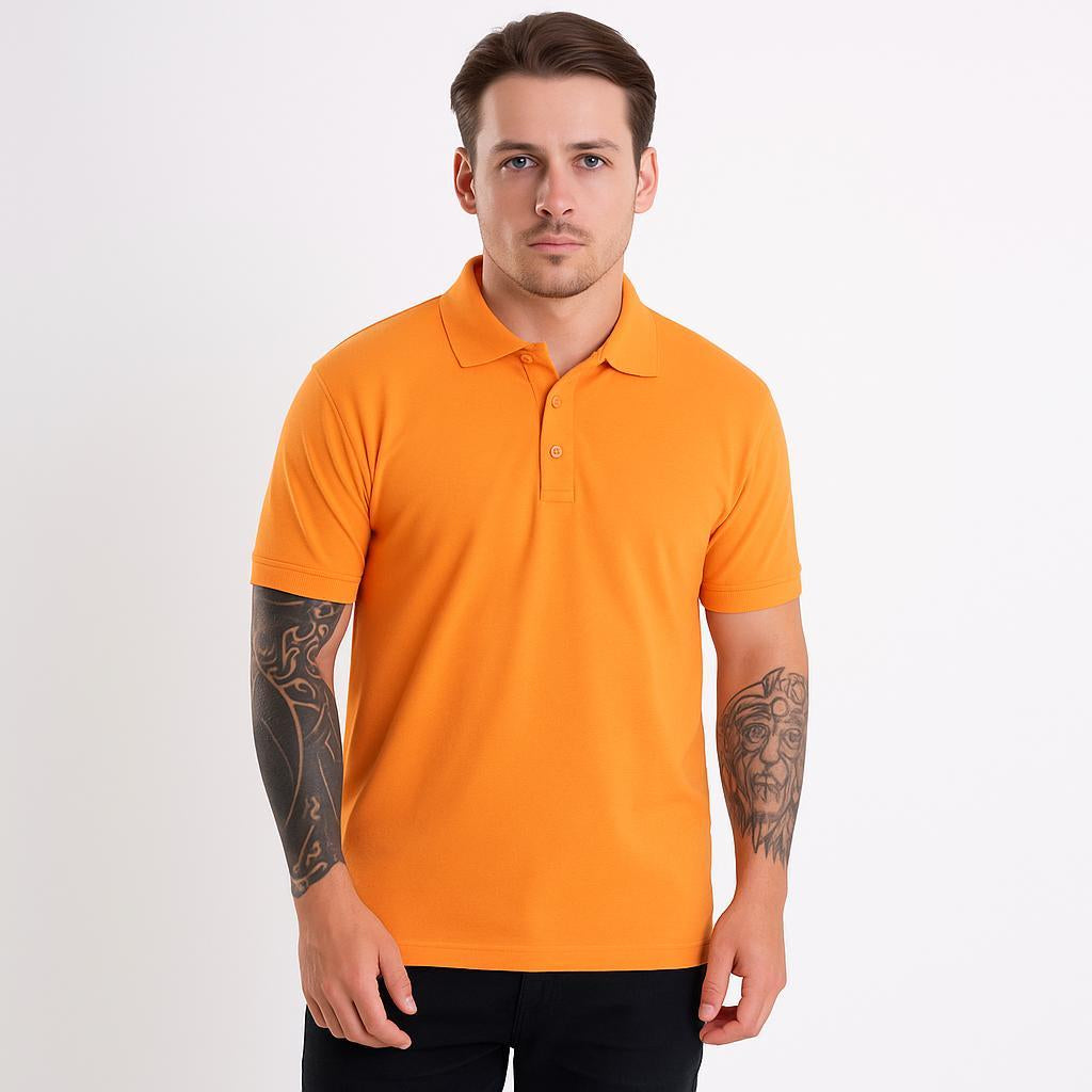 Kit 2 Camisa Gola Polo Piquet Masculina em Algodão
