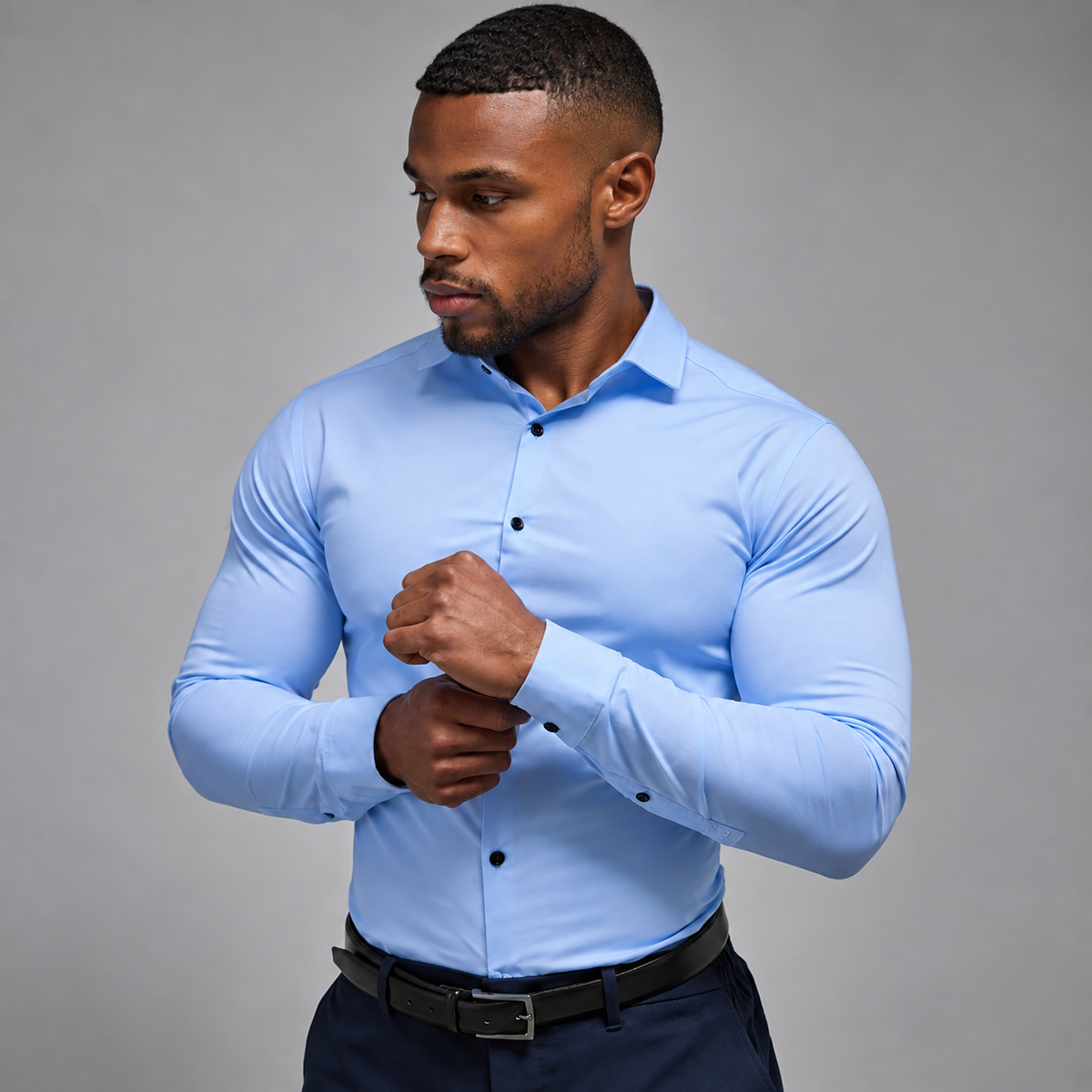Kit 2 Camisas Tecnológica Masculina Slim Fit Não Amassa Zanicci