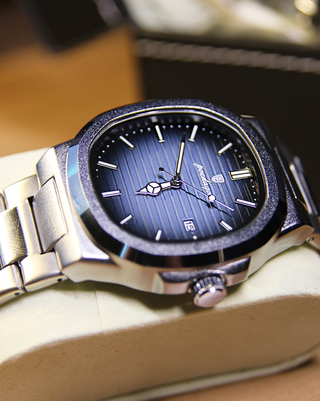 Relógio Masculino Poedagar Luxo - Aço Inoxidável