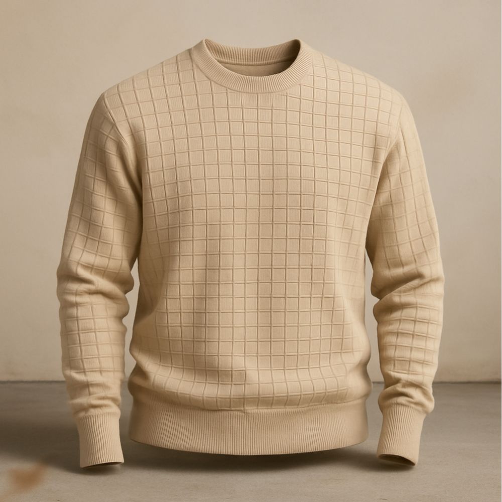 Suéter Blusa de Frio Masculina Manga Longa Elegante