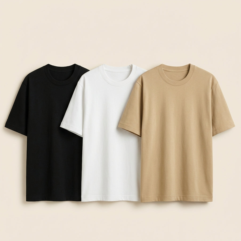 Kit 3 Camisetas Oversized Masculina Street Zanicci 100% Algodão