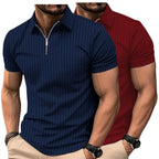 Kit 2 Camisas Polo Masculinas com Zíper