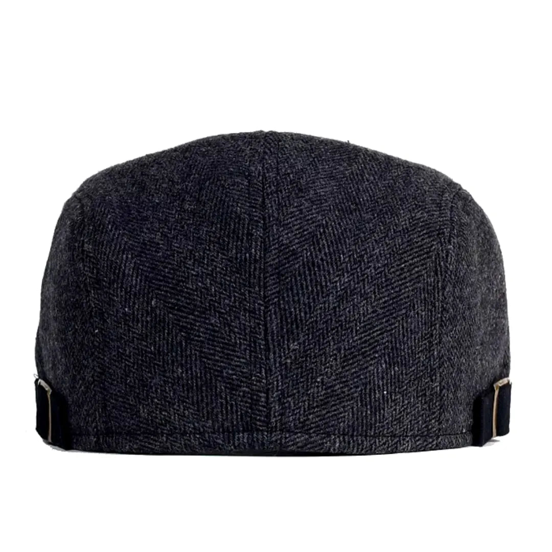 Boina Masculina Italiana de Algodão com Fivela Ajustável