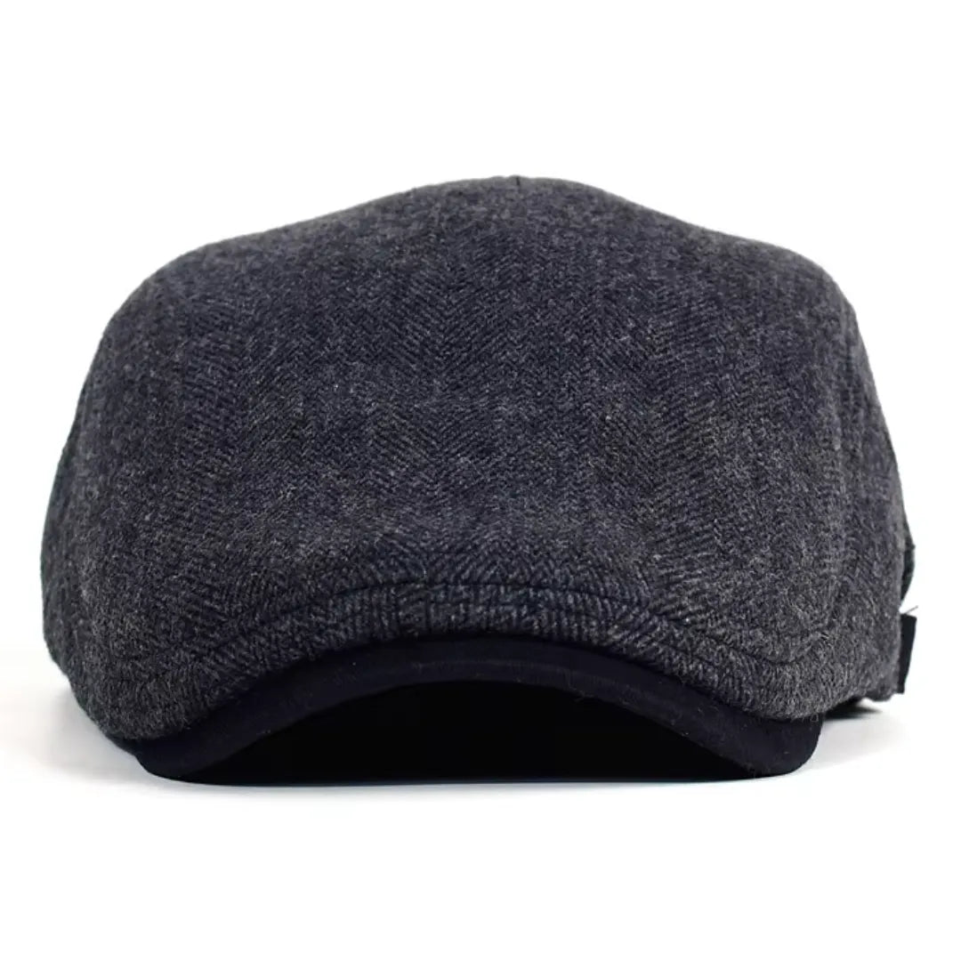 Boina Masculina Italiana de Algodão com Fivela Ajustável