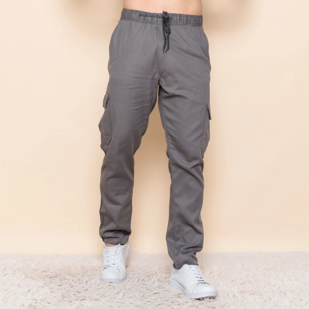 Calça Cargo Larga 6 Bolsos - Estilo Urbano e Conforto