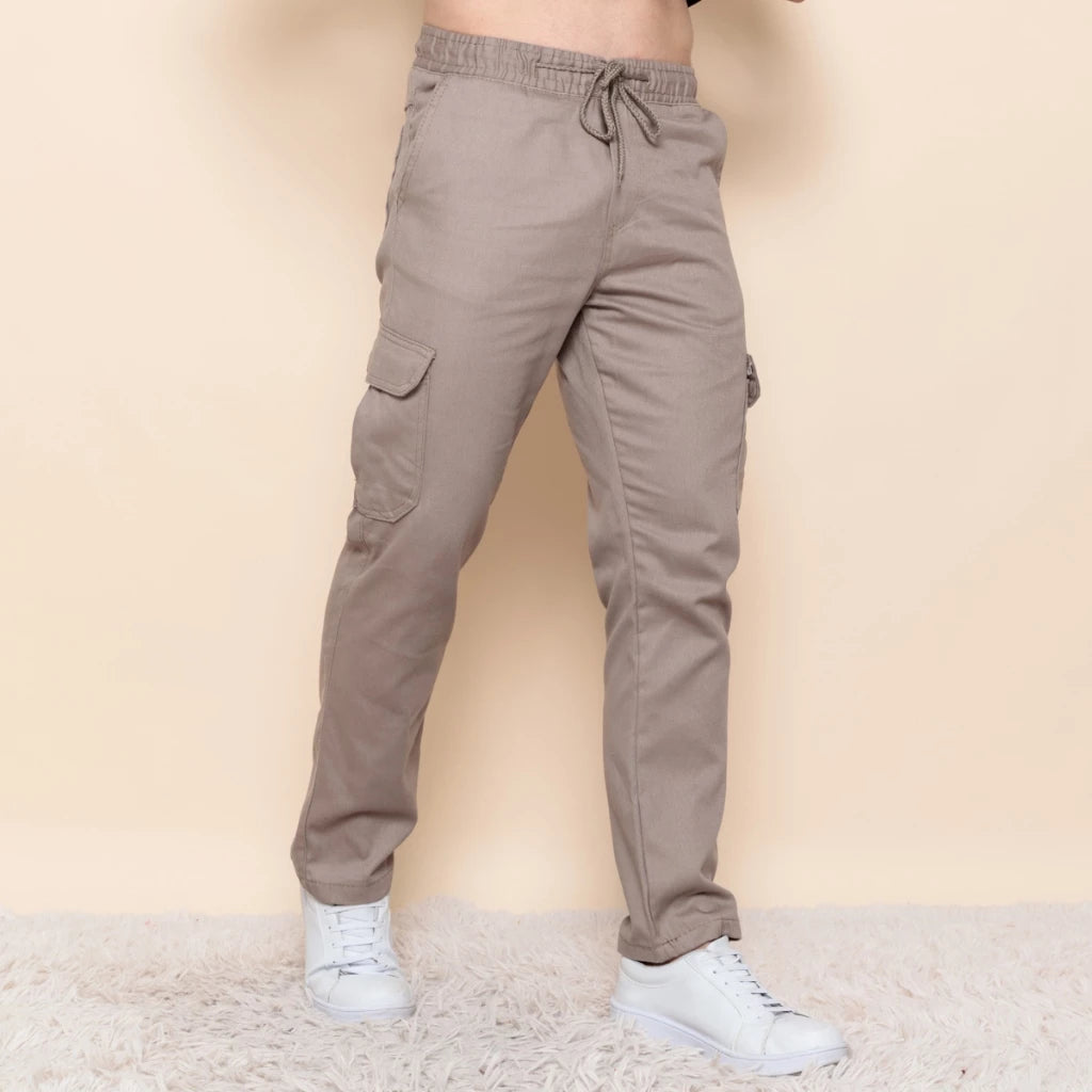 Calça Cargo Larga 6 Bolsos - Estilo Urbano e Conforto