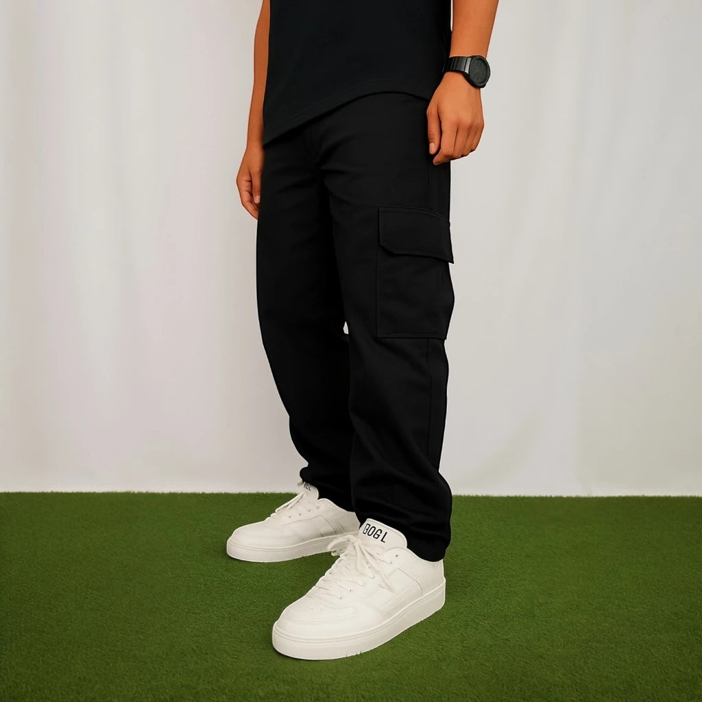 Calça Cargo Streetwear Masculina - 6 Bolsos e Ajuste