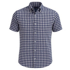 Camisa Xadrez Masculina Manga Curta - Estilo Country Premium