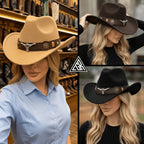 Chapéu Country feminino Rodeio Cowgirl