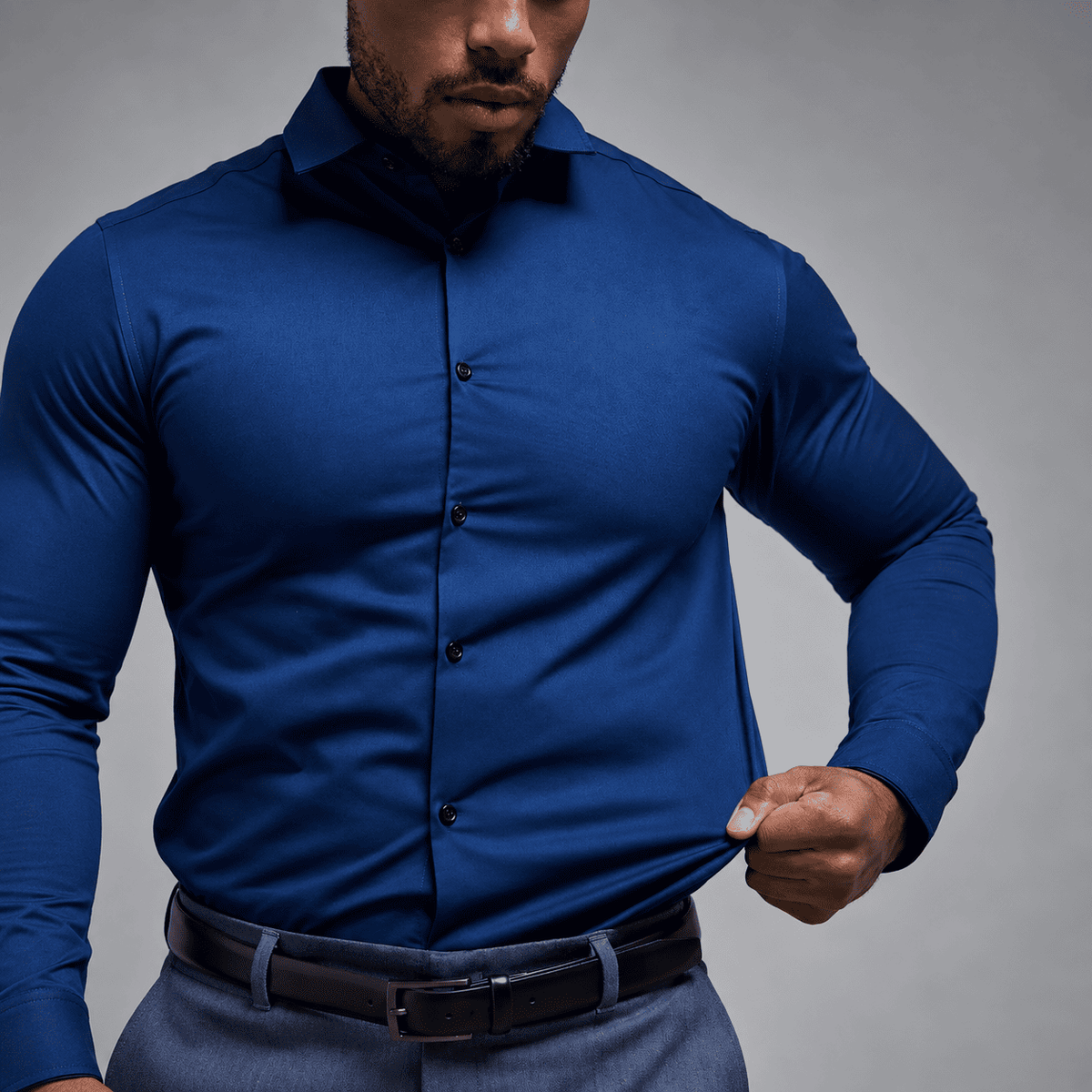 Kit 2 Camisas Tecnológica Masculina Slim Fit Não Amassa Zanicci