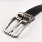 Cinto Social Masculino de Couro Dupla Face