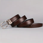 Cinto Social Masculino de Couro Dupla Face