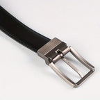 Cinto Social Masculino de Couro Dupla Face