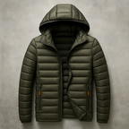 Jaqueta Puffer Masculina Acolchoada - Isolamento Térmico e Resistente à Água