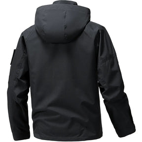 Jaqueta a Prova d’água Masculina com Capuz | Ideal para Chuva, Frio, Neve e Atividades ao Ar Livre