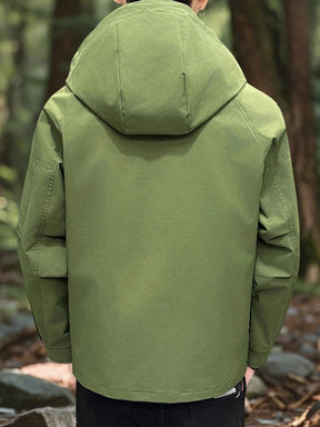 Jaqueta a Prova d’água Masculina com Capuz | Ideal para Chuva, Frio, Neve e Atividades ao Ar Livre