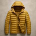 Jaqueta Puffer Masculina Acolchoada - Isolamento Térmico e Resistente à Água