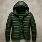 Jaqueta Puffer Masculina Acolchoada - Isolamento Térmico e Resistente à Água