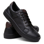 Tenis Sapatenis Casual de Couro Sintético + Palmilha Confort Embutida