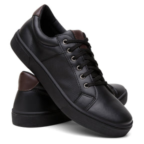 Tenis Sapatenis Casual de Couro + Palmilha Confort embutida