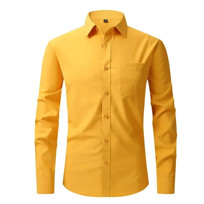 Camisa Social Lisa Não Amassa - Passa Fácil