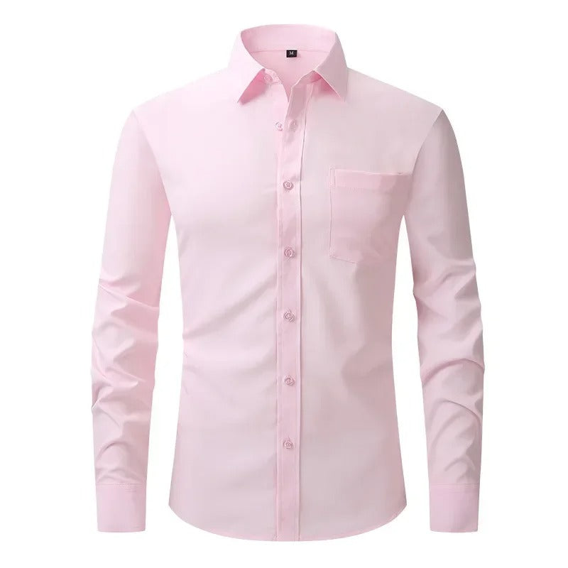 Camisa Social Lisa Não Amassa - Passa Fácil