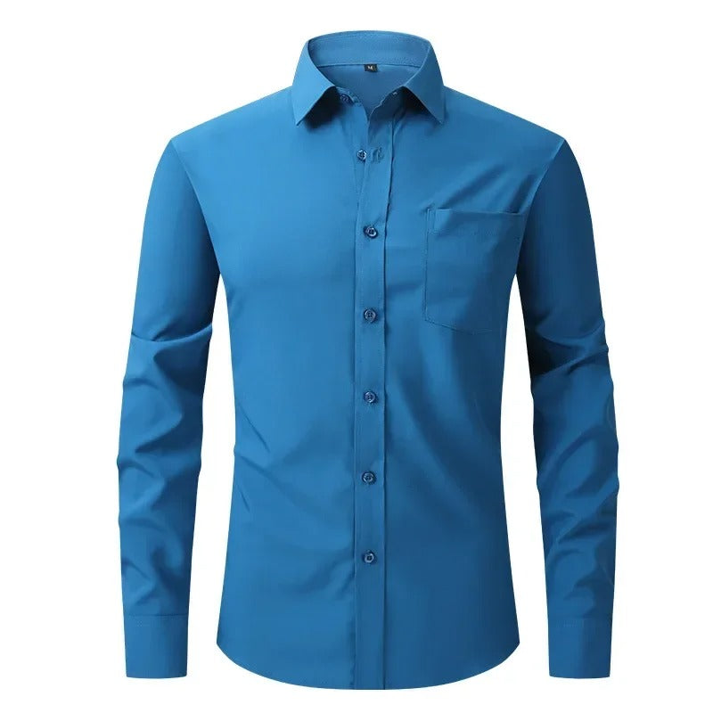Camisa Social Lisa Não Amassa - Passa Fácil