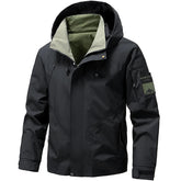 Jaqueta a Prova d’água Masculina com Capuz | Ideal para Chuva, Frio, Neve e Atividades ao Ar Livre
