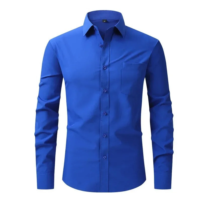 Camisa Social Lisa Não Amassa - Passa Fácil