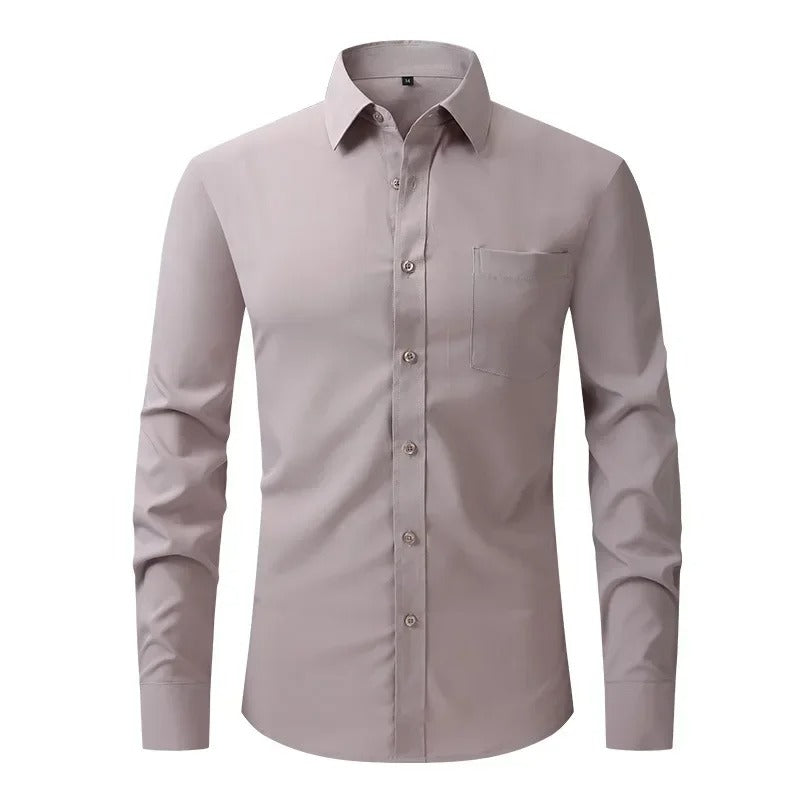 Camisa Social Lisa Não Amassa - Passa Fácil