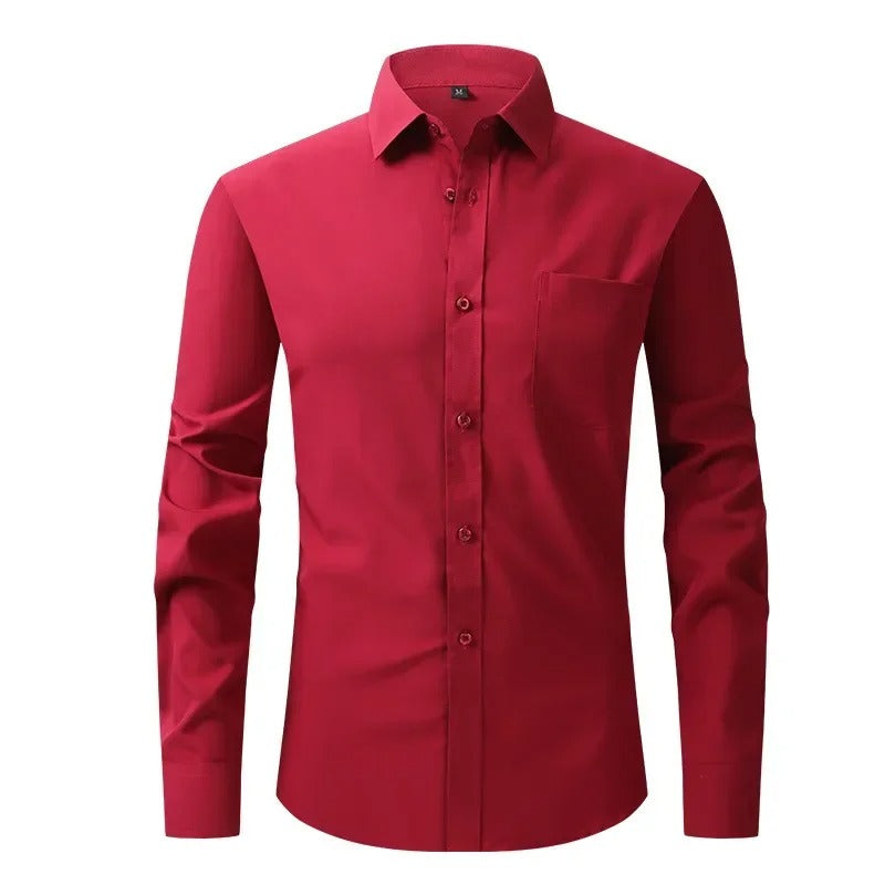 Camisa Social Lisa Não Amassa - Passa Fácil
